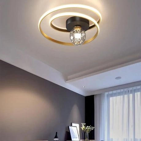Lustra Led Cu Telecomanda Iselin, Lumina Rece/Calda/Neutra, Dimabila - vivimall.ro