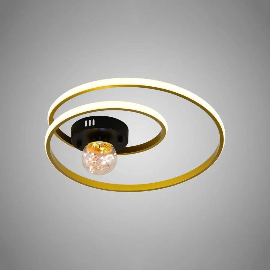 Lustra Led Cu Telecomanda Iselin, Lumina Rece/Calda/Neutra, Dimabila - vivimall.ro