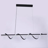 Lustra Led Suspendata Cu Telecomanda Jeremy, Liniara, Lumina Rece/Calda/Neutra, Dimabila - vivimall.ro