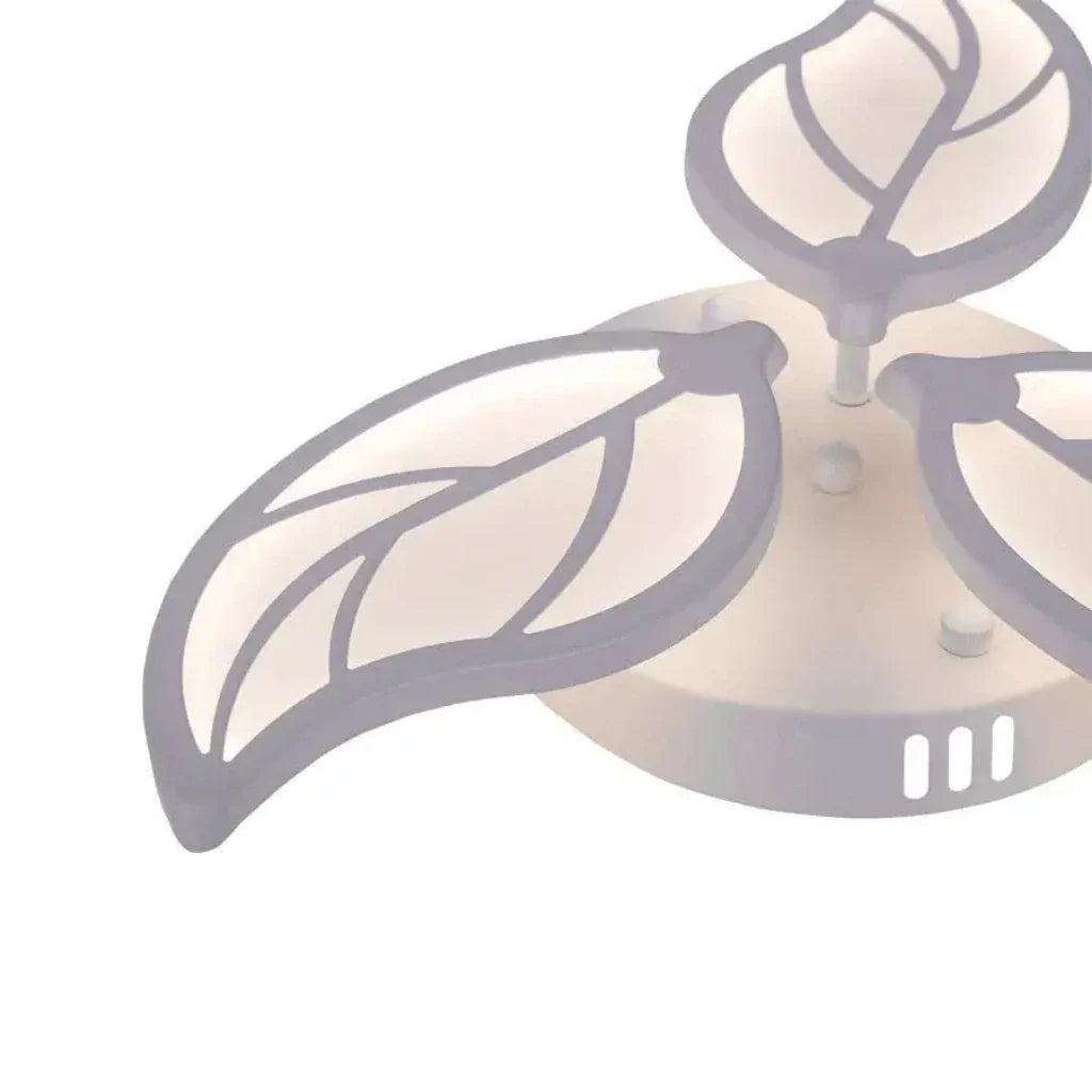 Lustra Led Cu Telecomanda Laurice, 3 Petale, Lumina Rece/Calda/Neutra, Dimabila - vivimall.ro