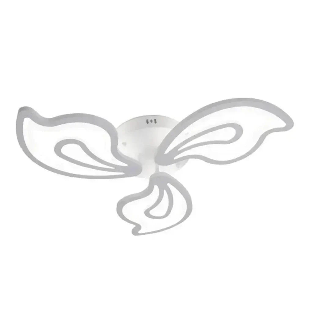 Lustra Led Cu Telecomanda Gloriosa, 3 Petale, Lumina Rece/Calda/Neutra, Dimabila - vivimall.ro