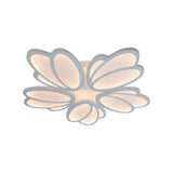 Lustra Led Cu Telecomanda Tulip, 5 Petale, Lumina Rece/Calda/Neutra, Dimabila - vivimall.ro
