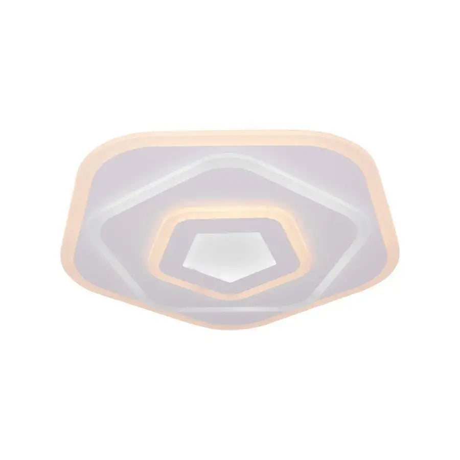 Lustra Led Cu Telecomanda Pentagon, Lumina Rece/Calda/Neutra - vivimall.ro