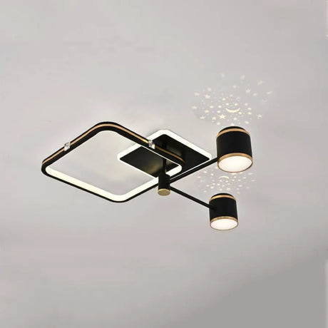 Lustra Led Cu Telecomanda Scarlett 47, Lumina Rece/Calda/Neutra, Dimabila - vivimall.ro