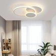 Lustra Led Cu Telecomanda Silvian, 3 Cercuri, Lumina Rece/Calda/Neutra, Dimabila - vivimall.ro