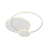 Lustra Led Cu Telecomanda Silvian, 3 Cercuri, Lumina Rece/Calda/Neutra, Dimabila - vivimall.ro