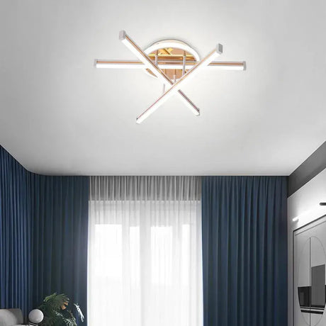 Lustra Led Cu Telecomanda Tamara, 3 Elemente, Liniara, Lumina Rece/Calda/Neutra, Dimabila - vivimall.ro