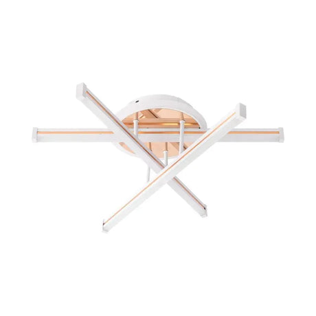 Lustra Led Cu Telecomanda Tamara, 3 Elemente, Liniara, Lumina Rece/Calda/Neutra, Dimabila - vivimall.ro