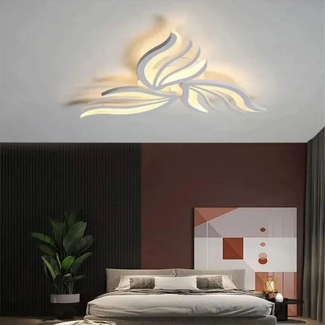 Lustra Led Cu Telecomanda Sakura, 3 Petale, Lumina Rece/Calda/Neutra, Dimabila - vivimall.ro