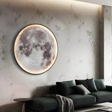 Aplica Led Decorativa Luna Diametru 50Cm 3000/4000/6000K - vivimall.ro