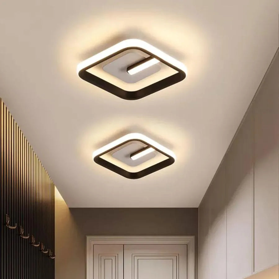Lustra Led Victoria, Patrata, Lumina Rece/Calda/Neutra - vivimall.ro