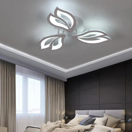 Lustra Led Cu Telecomanda Lily, 3 Elemente, Lumina Rece/Calda/Neutra, Dimabila - vivimall.ro