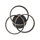 Lustra Led Cu Telecomanda Vector Vortex, 3 Elemente, Lumina Rece/Calda/Neutra, Dimabila - vivimall.ro