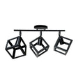 Lustra Forma Cub -Struktur Trio, 3Xe27 - vivimall.ro