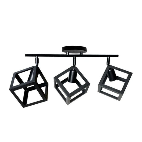 Lustra Forma Cub -Struktur Trio, 3Xe27 - vivimall.ro