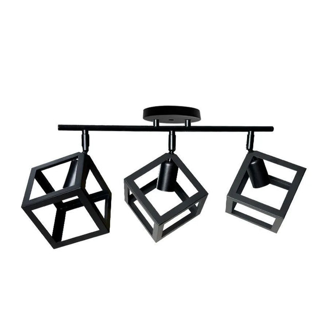 Lustra Forma Cub -Struktur Trio, 3Xe27 - vivimall.ro