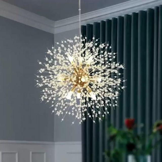 Candelabru Cristal Schonbrunn, 9X G9, Diametru 49Cm, Lucios - vivimall.ro