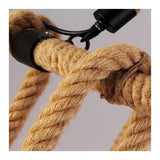 Lustra Snuri Rustic 6X E27 Circulara Franghie Suspendata - vivimall.ro