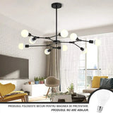Lustra Architek Nona, 9X E27 - vivimall.ro