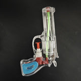 Pistol cu Apa, Vivimall, pentru Copii, din Plastic, 16 x 5 x 2 cm, Transparent/Albastru - vivimall.ro
