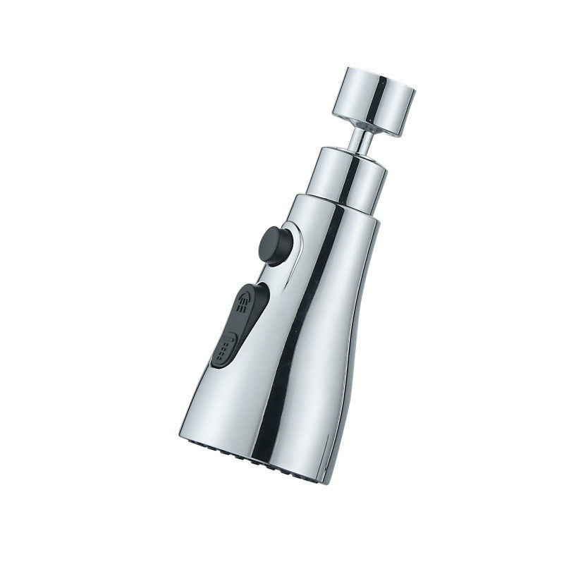 Extensie Robinet Bucătărie, Universal, 3 Moduri De Curgere Apă, Oțel Inoxidabil, Rotire 360 De Grade, Cap Pivotant, Adaptor Baterie Bucătărie, 9,7x5,1 cm, Gri