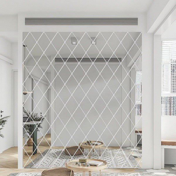 Set 32 Oglinzi Romb De Perete | ReflectHome - vivimall.ro