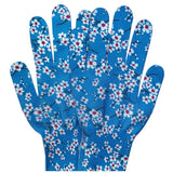 Manusi de Gradinarit, Flippy, din Nailon, Marime Universala 20 cm, Model Inflorat, Antiderapante, Multicolor - vivimall.ro