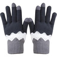 Manusi De Dama, Functie Touchscreen (Ecran Tactil), Material Acril Tricotat, Manseta Elastica, Interior Catifelat, Marime Universala, /Alb - vivimall.ro