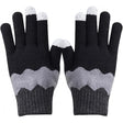 Manusi De Dama, Functie Touchscreen (Ecran Tactil), Material Acril Tricotat, Manseta Elastica, Interior Catifelat, Marime Universala, /Gri - vivimall.ro