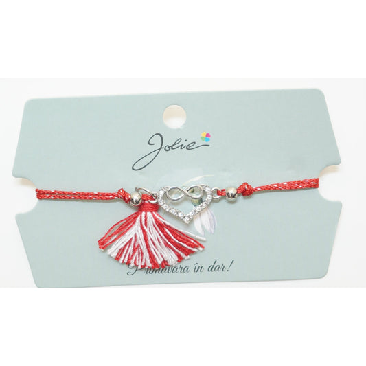 Martisor Bratara Ciucure cu Pandantiv, Model 18 - vivimall.ro