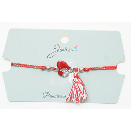 Martisor Bratara Ciucure cu Pandantiv, Model 22 - vivimall.ro