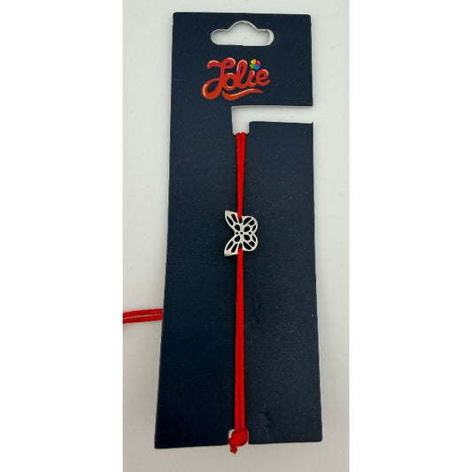 Martisor tip Bratara Argintie Inox Copii M30 Fluture - vivimall.ro