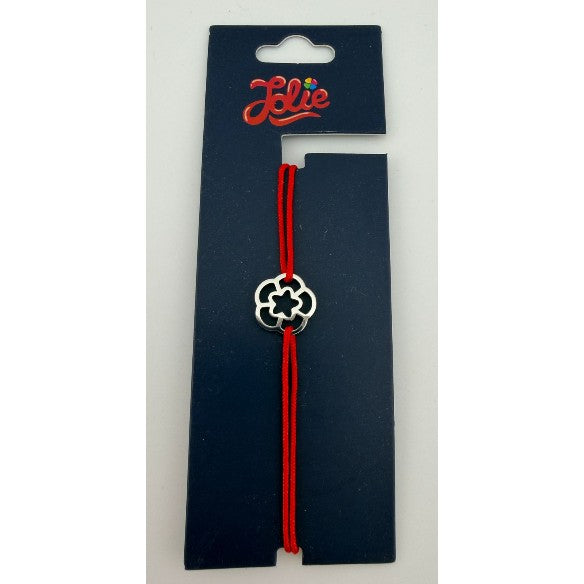 Martisor Bratara Inox Copii, Textil si Inox, Model 33 - vivimall.ro