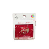 Martisor Brosa Buburuza Cu Pietre Model B-24 - vivimall.ro