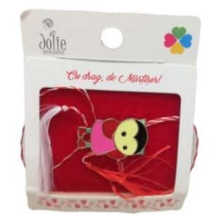 Martisor Brosa Bufnita Model B-33 5.5cm x 7cm - vivimall.ro