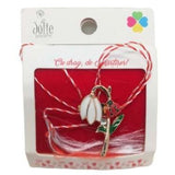 Martisor Brosa Ghiocel Cu Buburuza Model B-8 - vivimall.ro