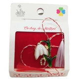 Martisor Brosa Ghiocel Model B-25 5.5cm x 7cm - vivimall.ro