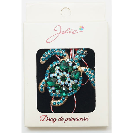 Martisor Brosa Medie, Multicolora, Dimensiune Brosa Aprox 5 cm, Material Metal, Model 1 - vivimall.ro