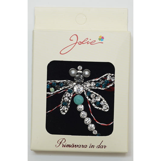 Martisor Brosa Medie, Multicolora, Dimensiune Brosa Aprox 5 cm, Material Metal, Model 13 - vivimall.ro