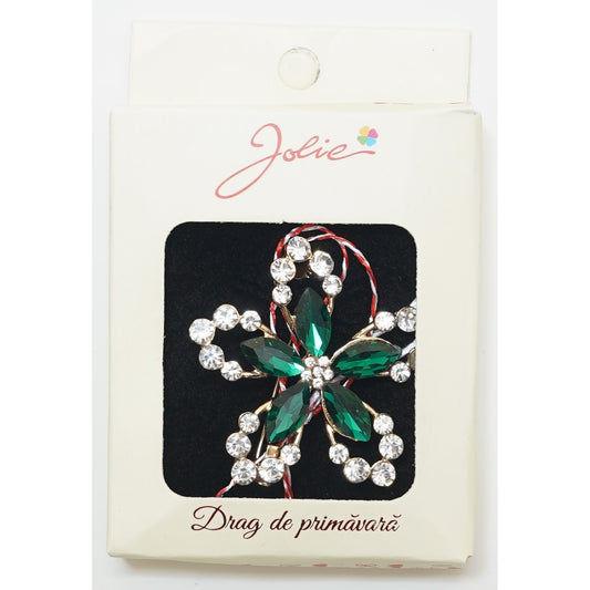 Martisor Brosa Medie, Multicolora, Dimensiune Brosa Aprox 5 cm, Material Metal, Model 14 - vivimall.ro