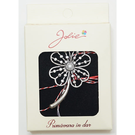 Martisor Brosa Medie, Multicolora, Dimensiune Brosa Aprox 5 cm, Material Metal, Model 17 - vivimall.ro