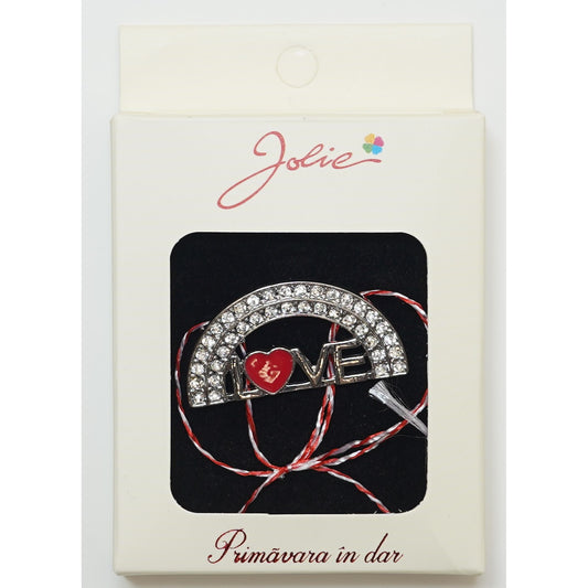 Martisor Brosa Medie, Multicolora, Dimensiune Brosa Aprox 5 cm, Material Metal, Model 7 - vivimall.ro