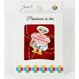 Martisor Brosa Mica in Cutie, Dimensiune Brosa 2.5-3 cm, Material Metal, Model Cea Mai inteleapta Bunica - vivimall.ro