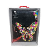 Martisor Brosa Multicolora V7 Fluture 6cm x 8cm - vivimall.ro