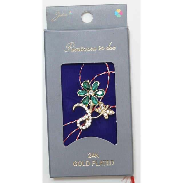 Martisor Brosa Placata cu Aur 24K, Dimensiune Brosa Aprox 2- 3 cm, Model 10 - vivimall.ro