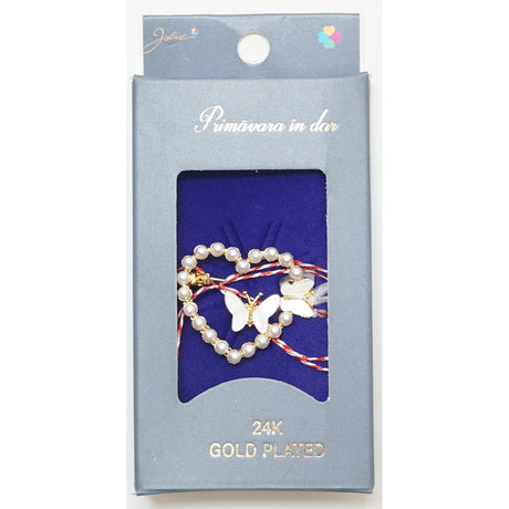 Martisor Brosa Placata cu Aur 24K, Dimensiune Brosa Aprox 2- 3 cm, Model 18 - vivimall.ro