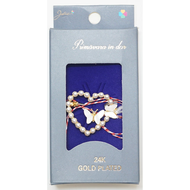 Martisor Brosa Placata cu Aur 24K, Dimensiune Brosa Aprox 2- 3 cm, Model 18 - vivimall.ro