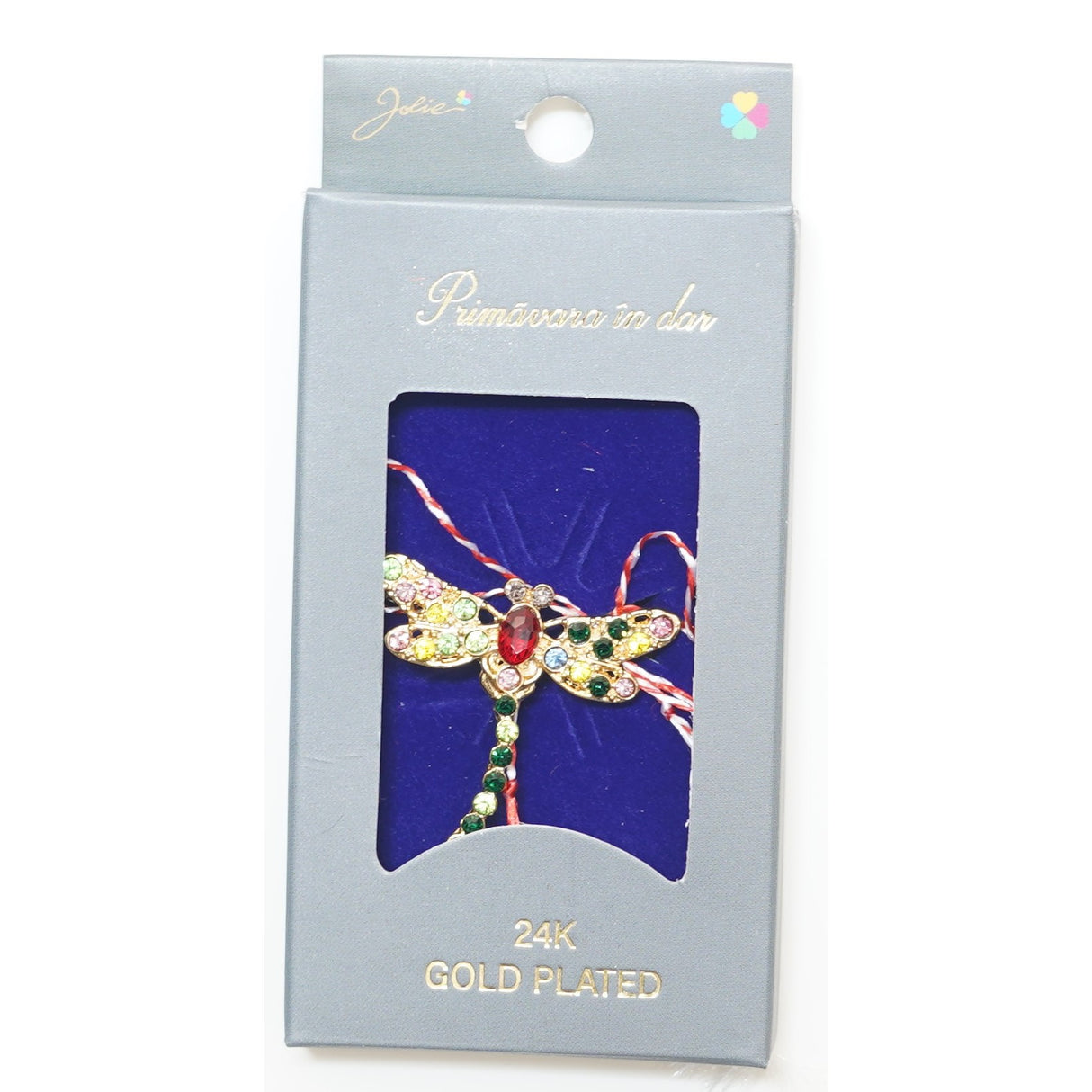 Martisor Brosa Placata cu Aur 24K, Dimensiune Brosa Aprox 2- 3 cm, Model 21 - vivimall.ro