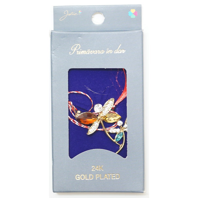 Martisor Brosa Placata cu Aur 24K, Dimensiune Brosa Aprox 2- 3 cm, Model 23 - vivimall.ro