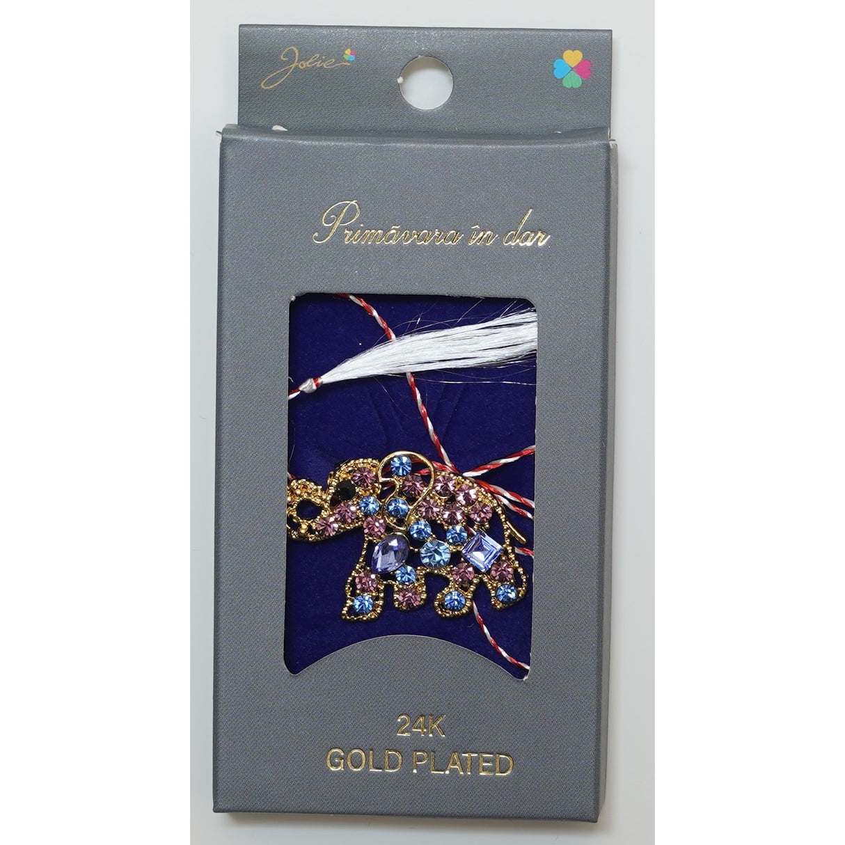 Martisor Brosa Placata cu Aur 24K, Dimensiune Brosa Aprox 2- 3 cm, Model 8 - vivimall.ro